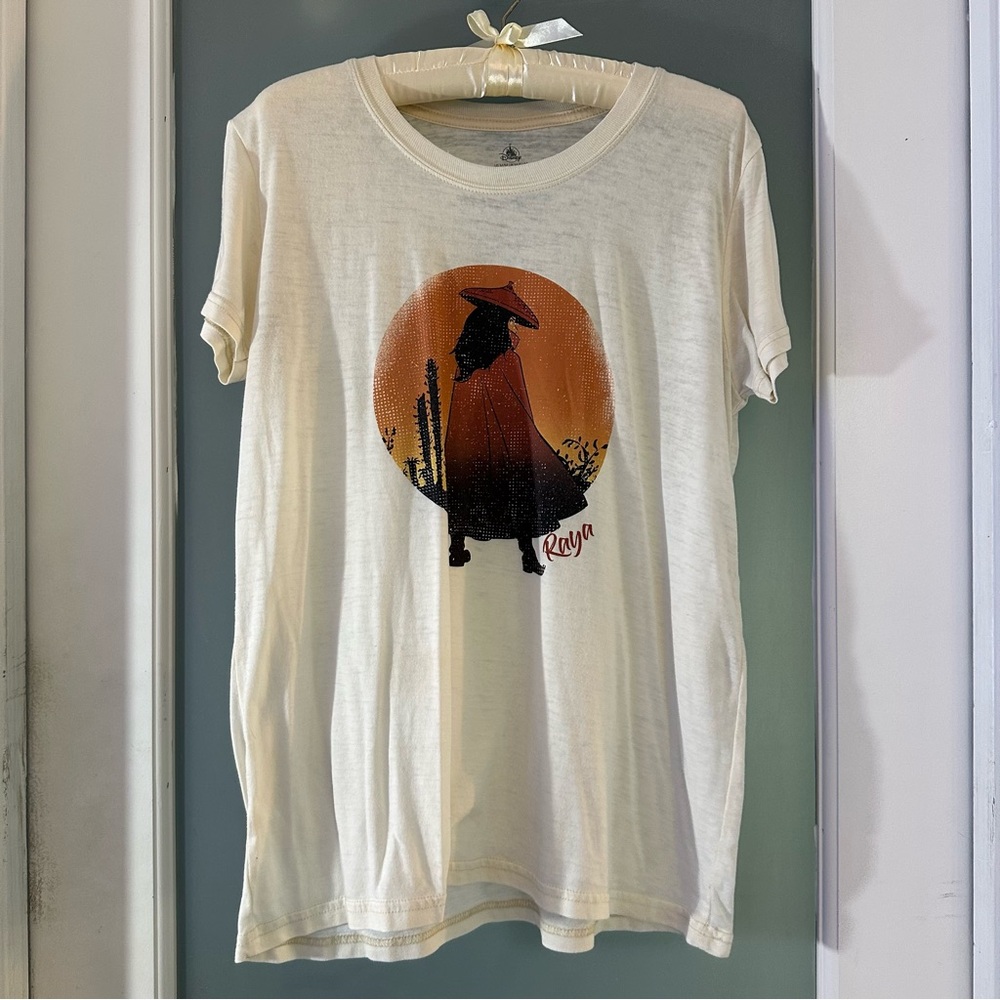 Disneyโs Raya from Raya & the Last Dragon cream short sleeve tee